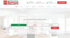 Desktop Screenshot of imobiliariabertoni.com.br