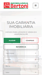 Mobile Screenshot of imobiliariabertoni.com.br